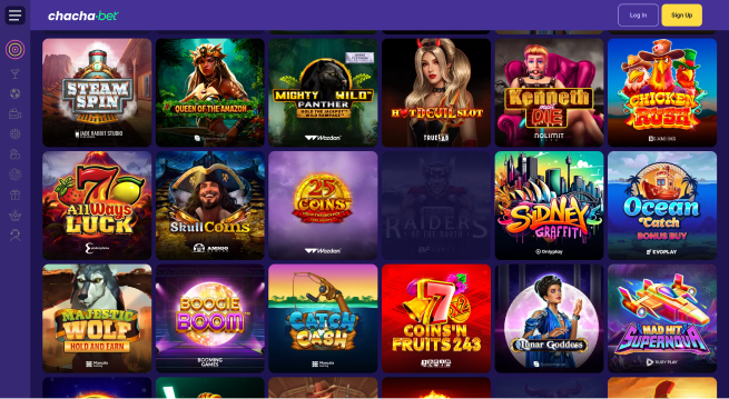 Casino spellen bij ChaChaBet